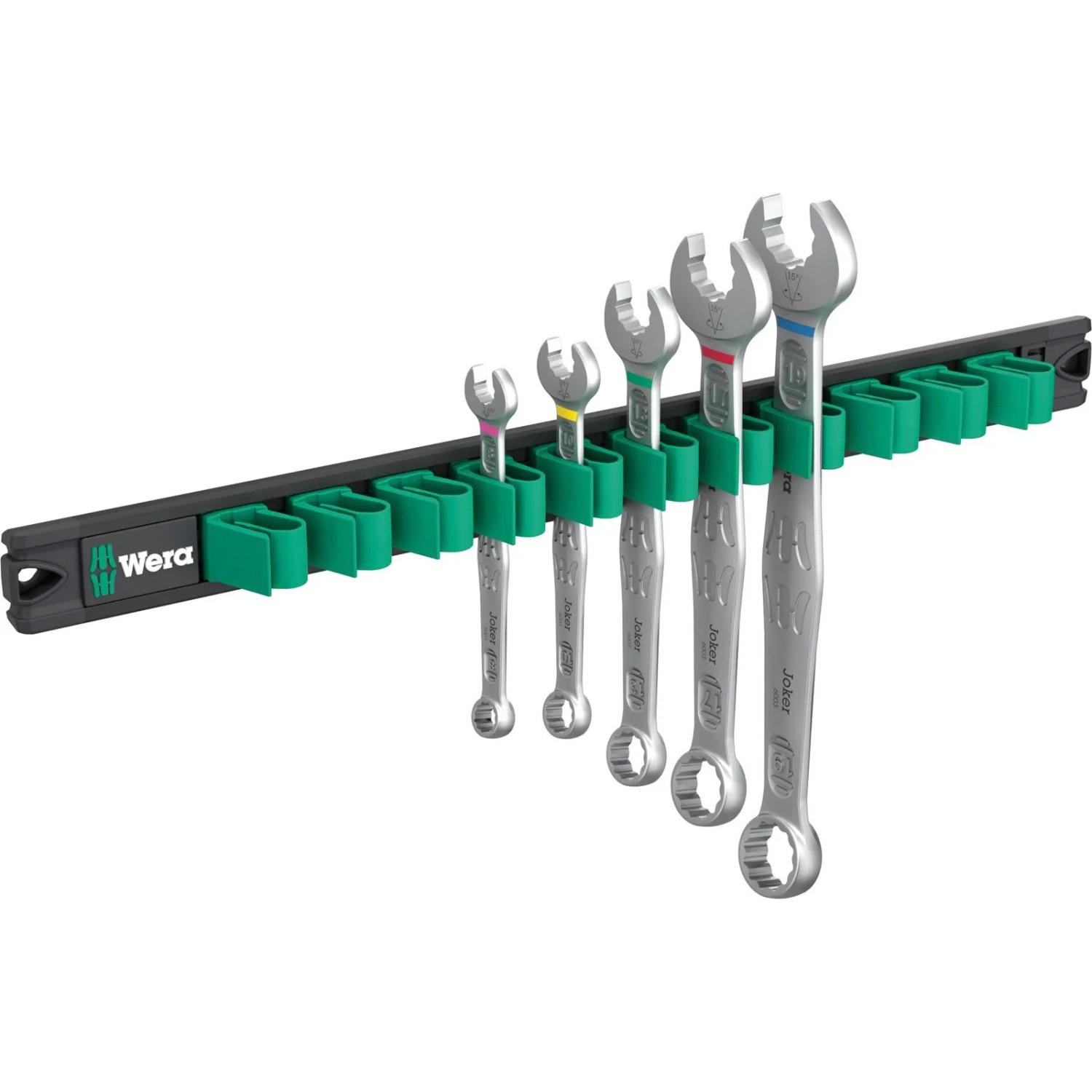 Wera 9641 Magnetleiste 6003 Joker 2 Ringmaulschlüssel Satz 05020234001