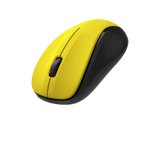Hama Optische 3-Tasten-Funkmaus MW-300 V2 Geräuschlos USB-Empfänger Gelb