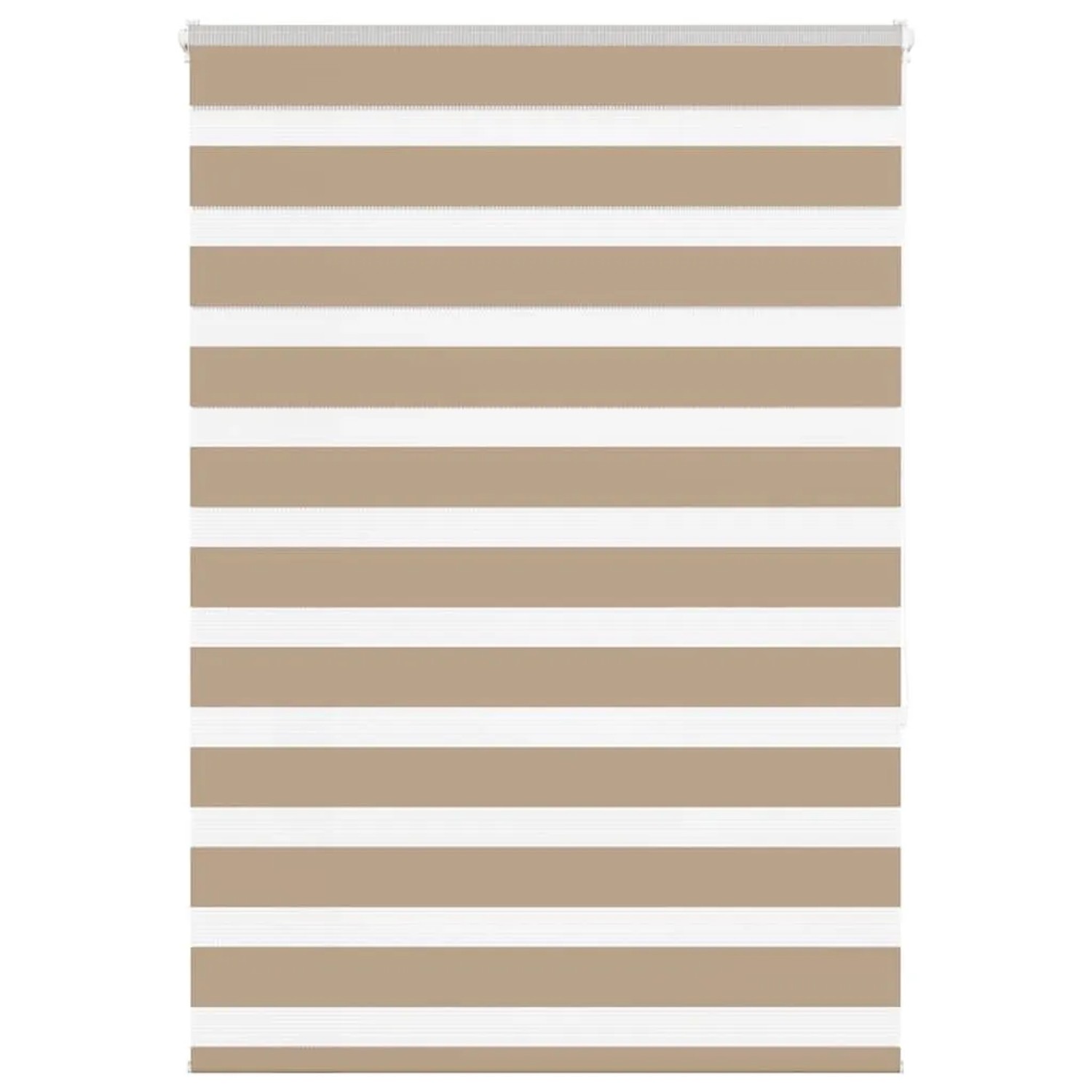 vidaXL Doppelrollo Sandbraun 110x150 cm Stoffbreite 105,9 cm Polyester 4014 günstig online kaufen