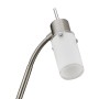 Moderne LED-Stehlampe Max von Just light. aus Stahl und Glas, flexibler Arm, ideal als Leselampe.