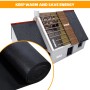 CCLIFE Dämmmatte, selbstklebend, 19mm, 1x1m Rolle. Schallschutz und Isolierung für Auto und Haus.
