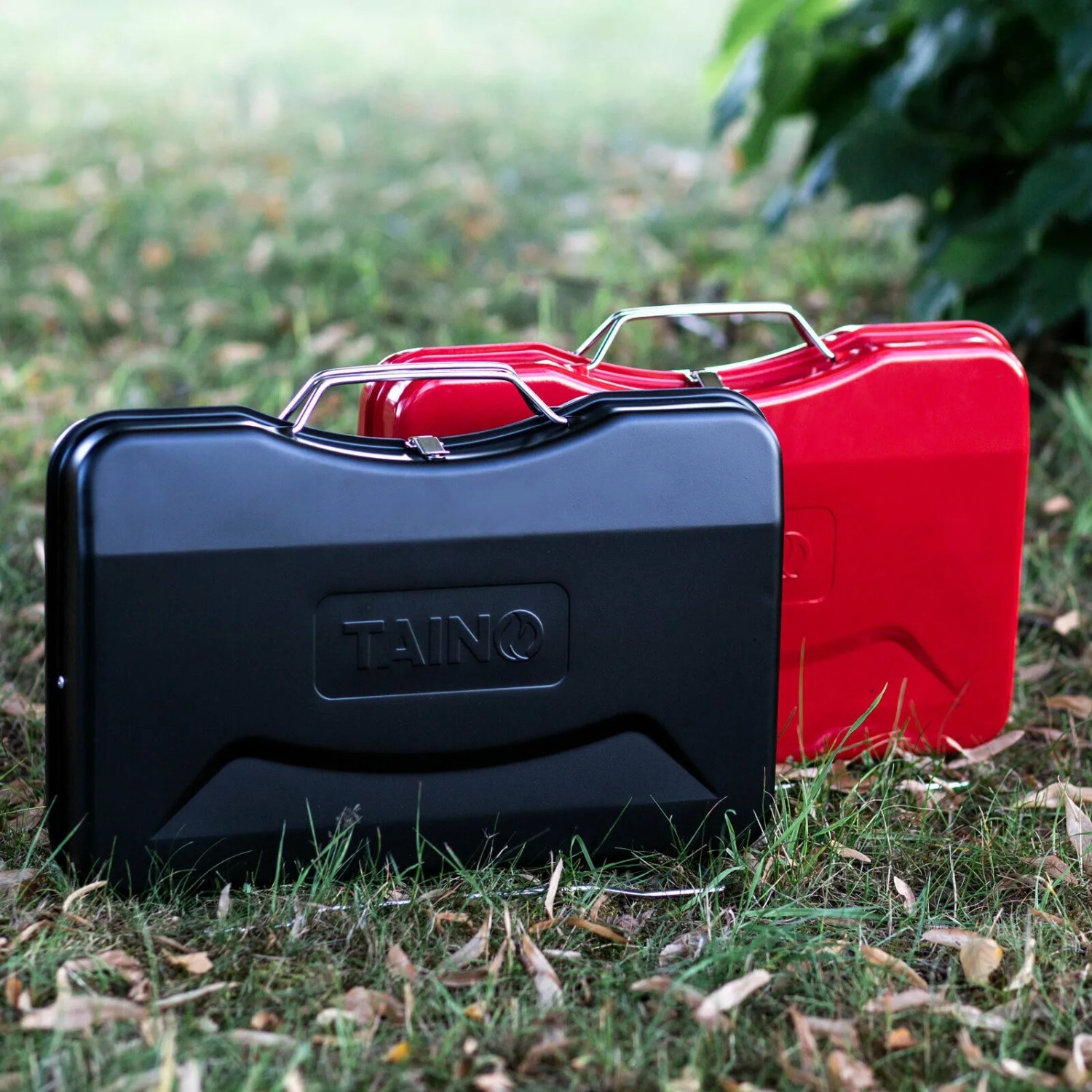 TAINO MOX Koffergrill - Houtskoolgrill BBQ Campinggr Koffer Zwart Compact 1074432593