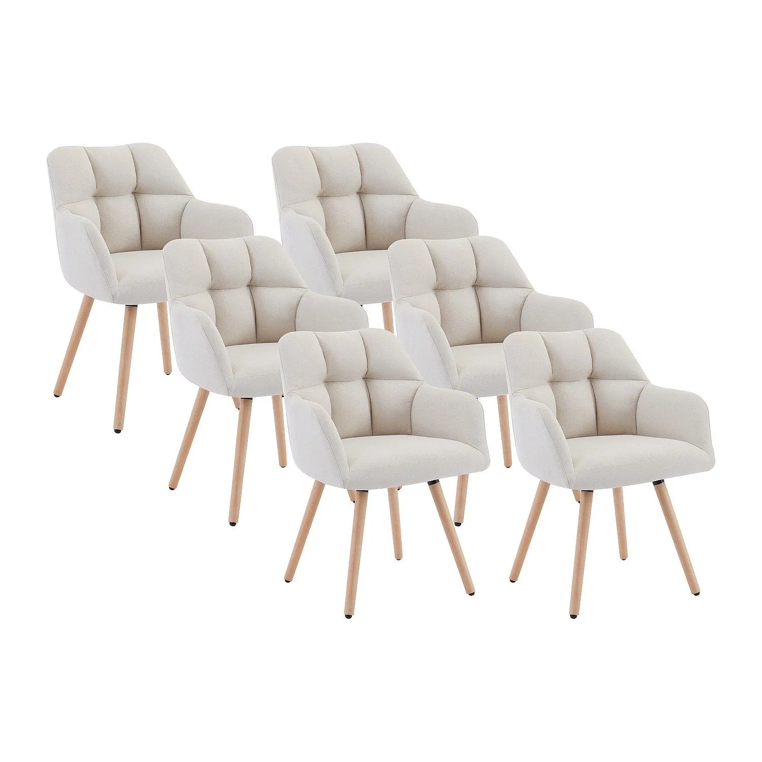 Vente-unique Stuhl Pega Beige 57.5 cm