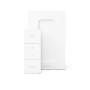 Philips Hue Dimmschalter mit Halterung für White Ambiance Leuchten.