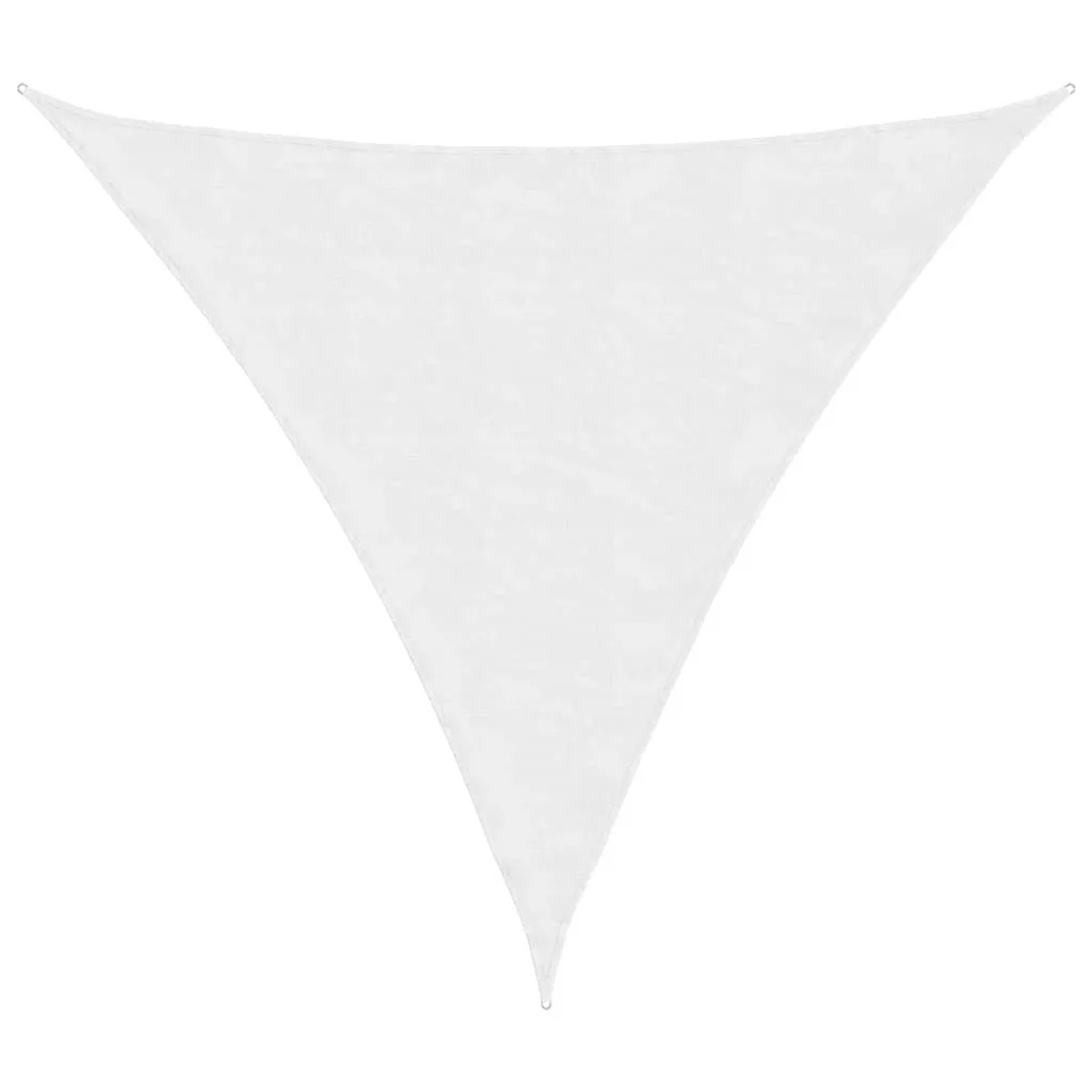 vidaXL Sonnensegel Oxford-Gewebe Dreieckig 3x3x3 m Weiß 135280