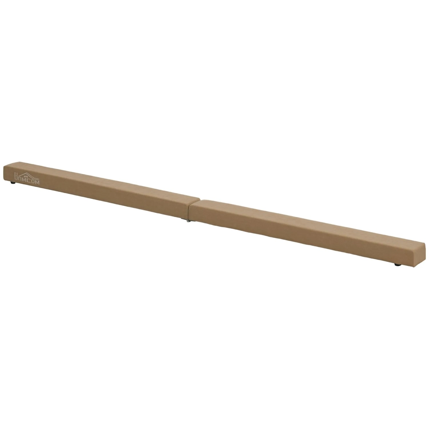 HOMCOM Schwebebalken Kiefernholz Polyester Braun 210L x 10B x 6,5H cm