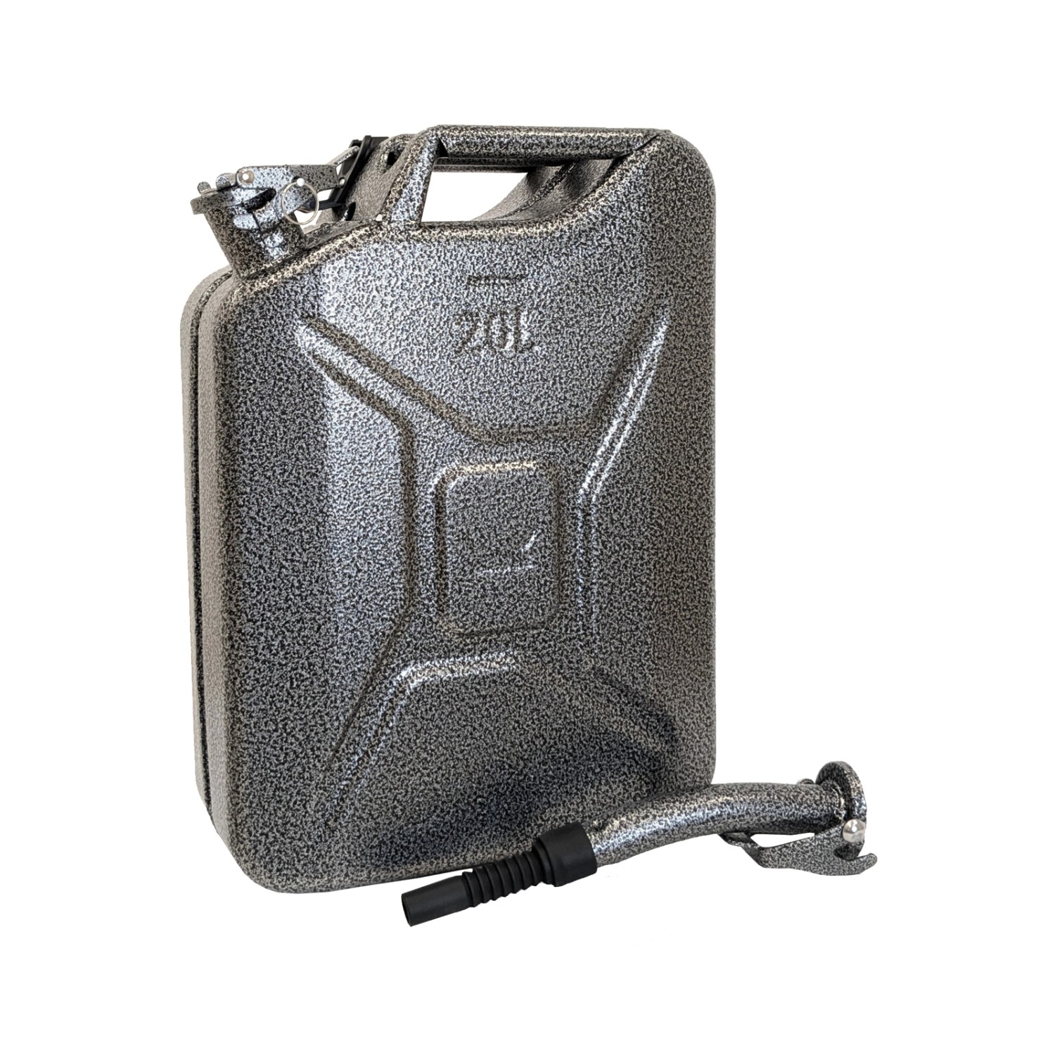 TRUTZHOLM Metallkanister Snakeoptik 20 Liter Mit Ausgießer Und Halter