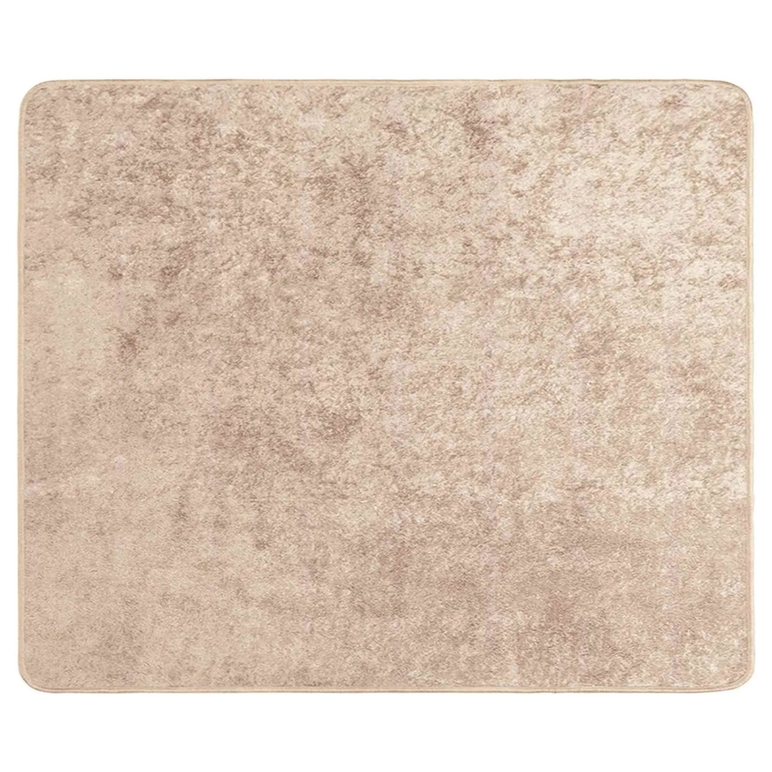 vidaXL Teppichläufer MARSA Beige 80 x 100 cm Polyester und PVC 42023081