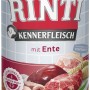 Rinti Kennerfleisch Ente, 400g Dose Hunde-Nassfutter mit hohem Fleischanteil und Omega 3.