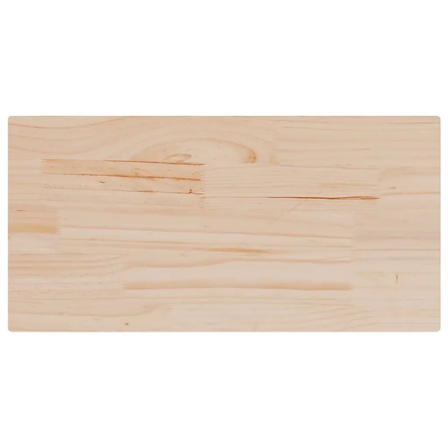 vidaXL Tischplatten 2 Stk 80x40x1,7 cm Rechteckig Massivholz Kiefer 847414