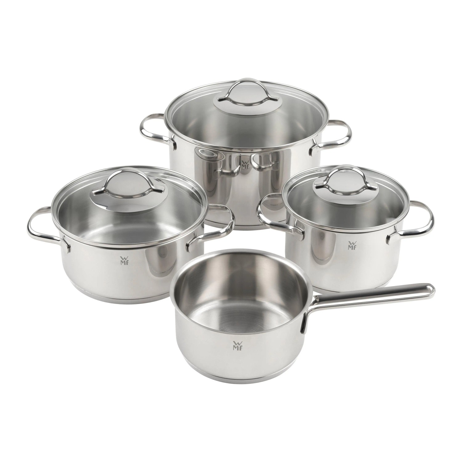 WMF Kochtopfset WMF Provence Plus Edelstahlfarben 7-teilig