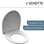 Weißer Schütte WC-Sitz Happy Elephant aus Duroplast mit Absenkautomatik und Schnellverschluss.