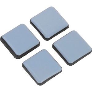 4er-Set selbstklebende Ultra-Gleiter, 30x30mm, für Möbel und Oberflächenschutz.