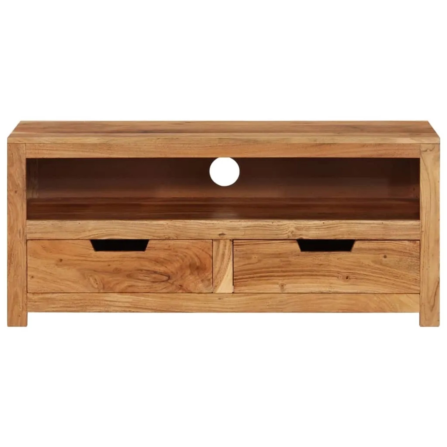 vidaXL TV-Schrank 88x35x40 cm Massivholz Akazie