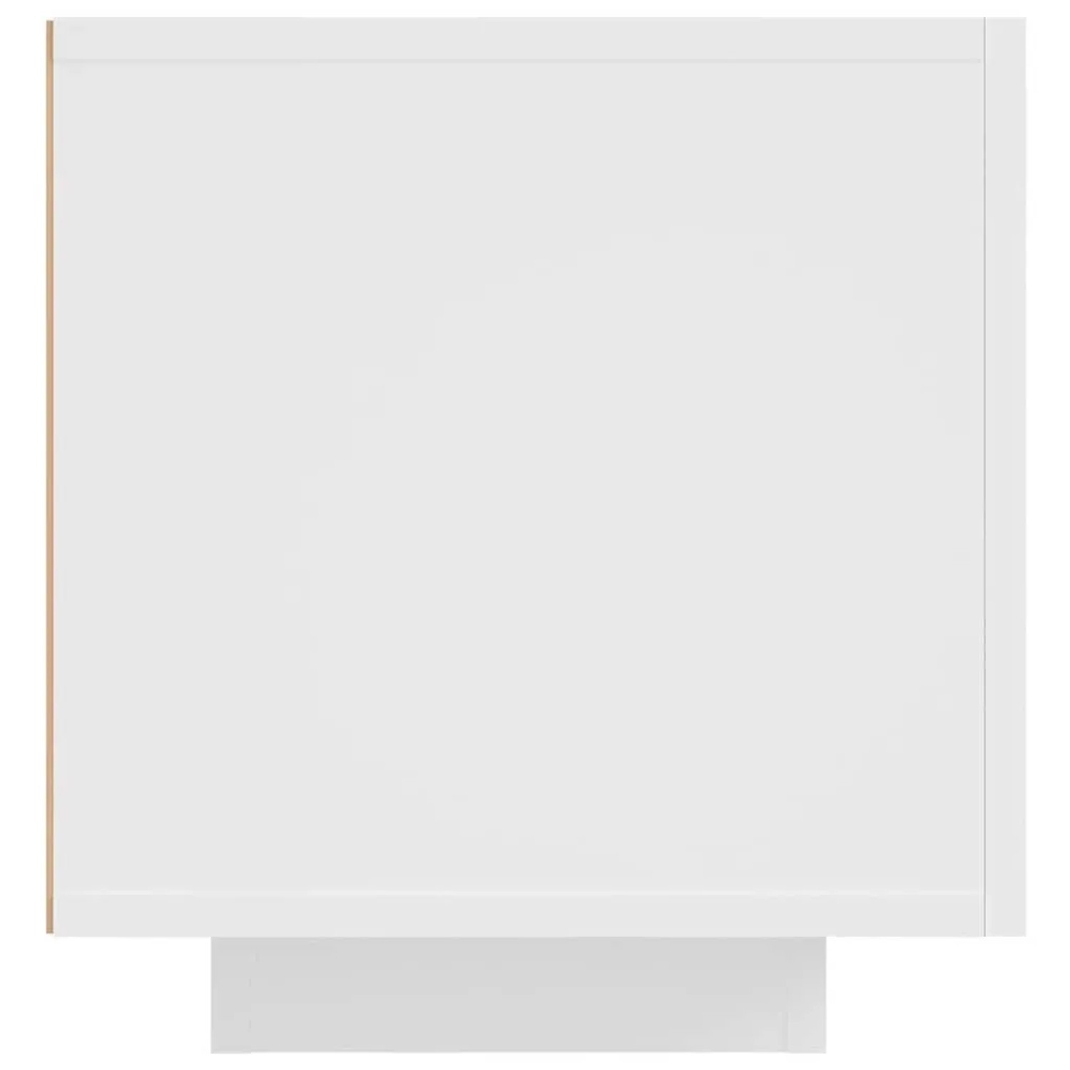 Weißer TV-Schrank mit LED-Beleuchtung, vidaXL, 160x35x40 cm.