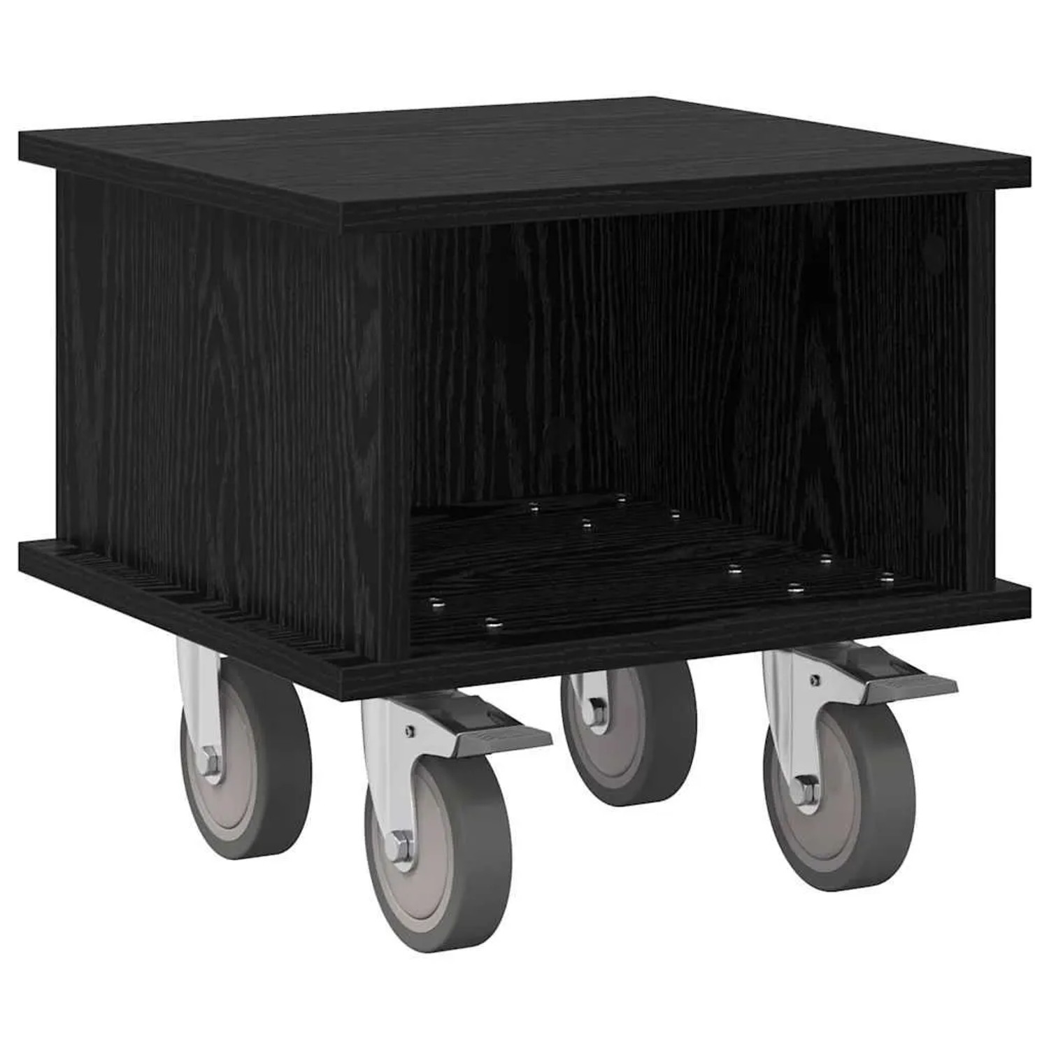 vidaXL TV-Ständer Schwarz Eichen-Optik 37 x 35 x 35 cm Holzwerkstoff 891049