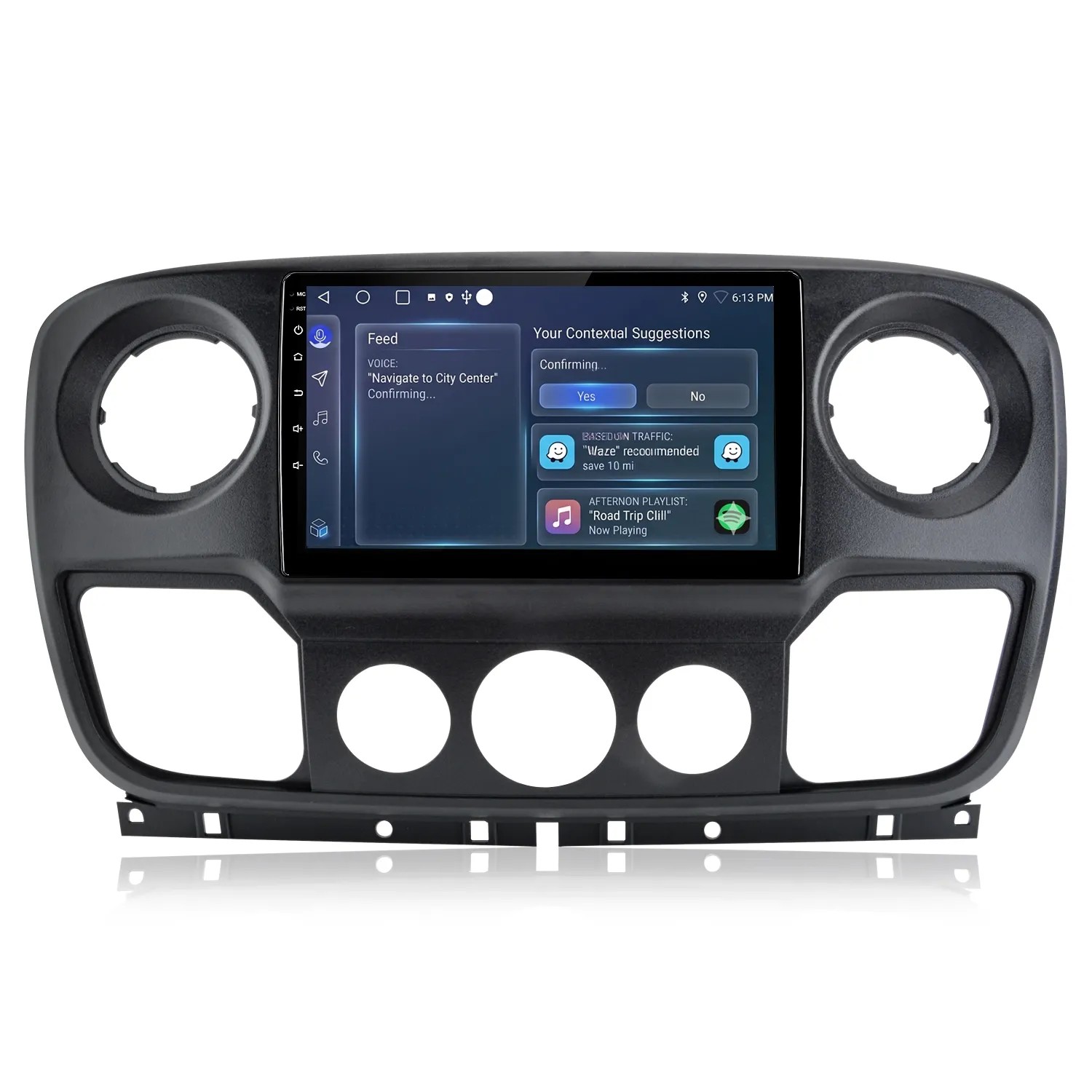 JUNSUN CARPLAY 7 Zoll Tragbares Autoradio Mit Android Auto 1024x600 HD Touchscreen AUX VGA Kameraanschluss