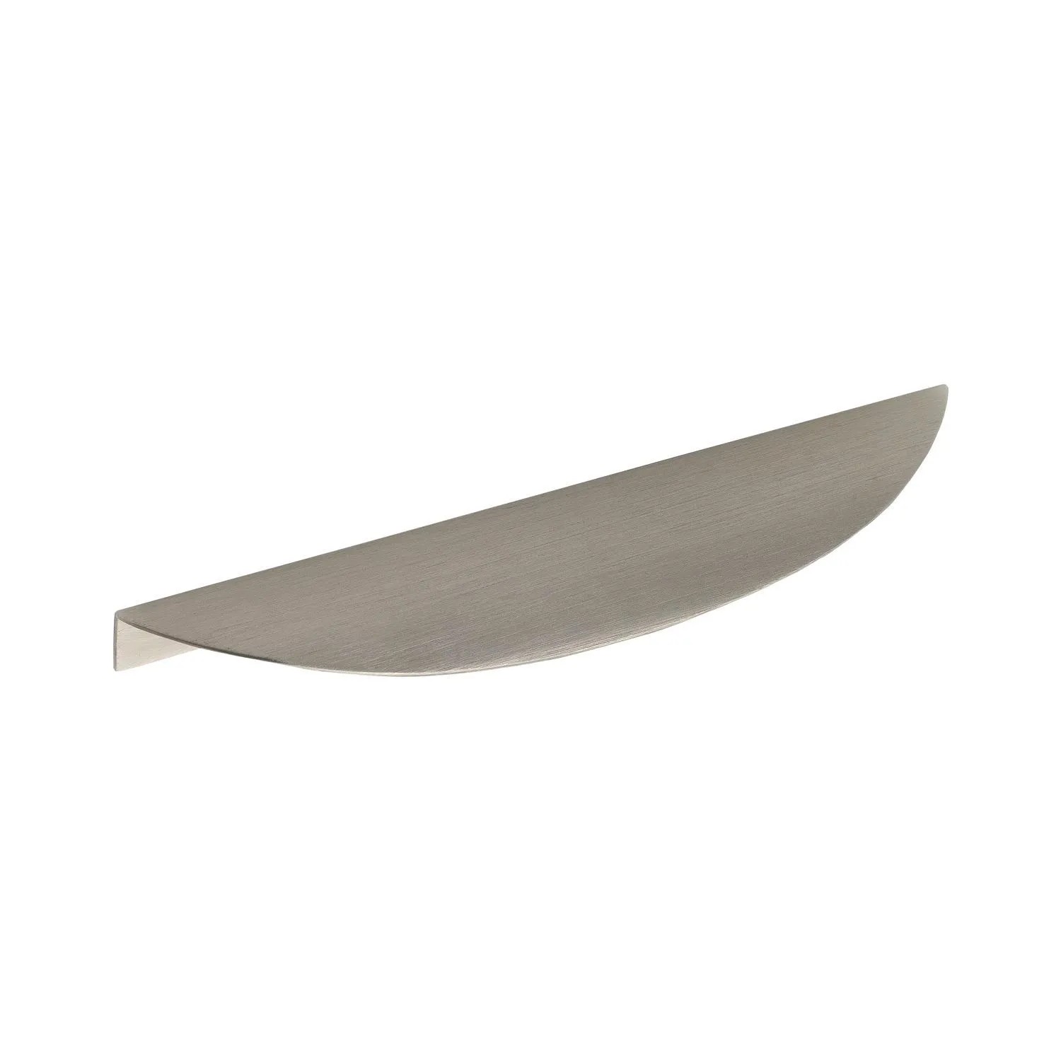 Furnipart Küchen Griffleiste Edge-Bow La 160 mm Breite 200 mm Aluminium Edelstahl-Effekt