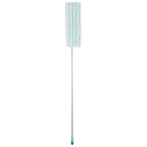 Leifheit Bodenwischer Profi XL Micro Duo Alu mit Superduster XL in Türkis-Silber.