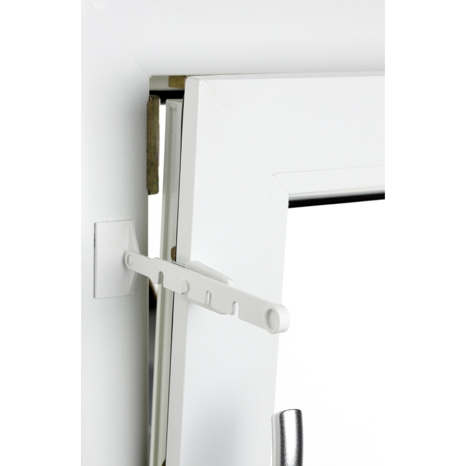 Lichtblick Kipp-Regler Für Fenster - Fensterstopper Weiß Ohne Bohren