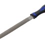 Halbrund-Holzraspel (200 mm) von LUX-TOOLS mit ergonomischem Griff für grobe Holzbearbeitung.