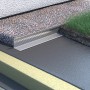 Kiesfangleiste L-Form aus Aluminium, Natur, 2m, für Dachbleche und Dachterrassen.