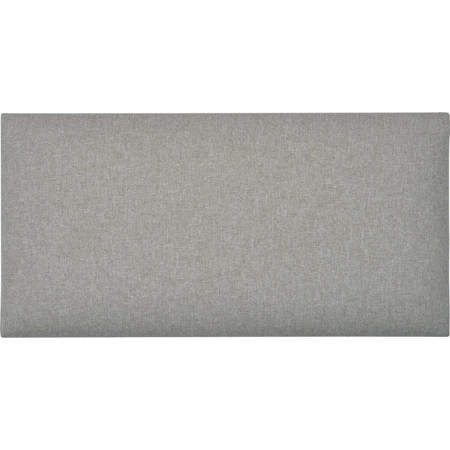 Wandkissen Rechteck 60 cm x 30 cm Hellgrau Struktur