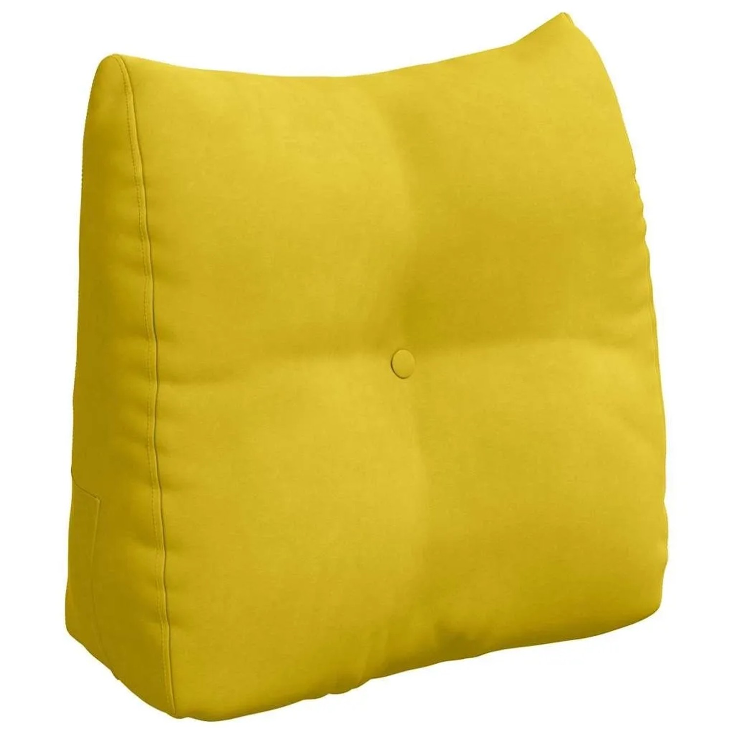 vidaXL Rückenkissen Gelb 45 x 24 x 50 cm Samt 42014378