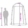 vidaXL Duschzelt für Camping, 230 cm hoch. Größenvergleich mit 180 cm großer Person. Ideal als Umkleide oder Dusche.