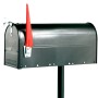 Burg Wächter Stützpfosten für US-Mailbox 893, schwarz.