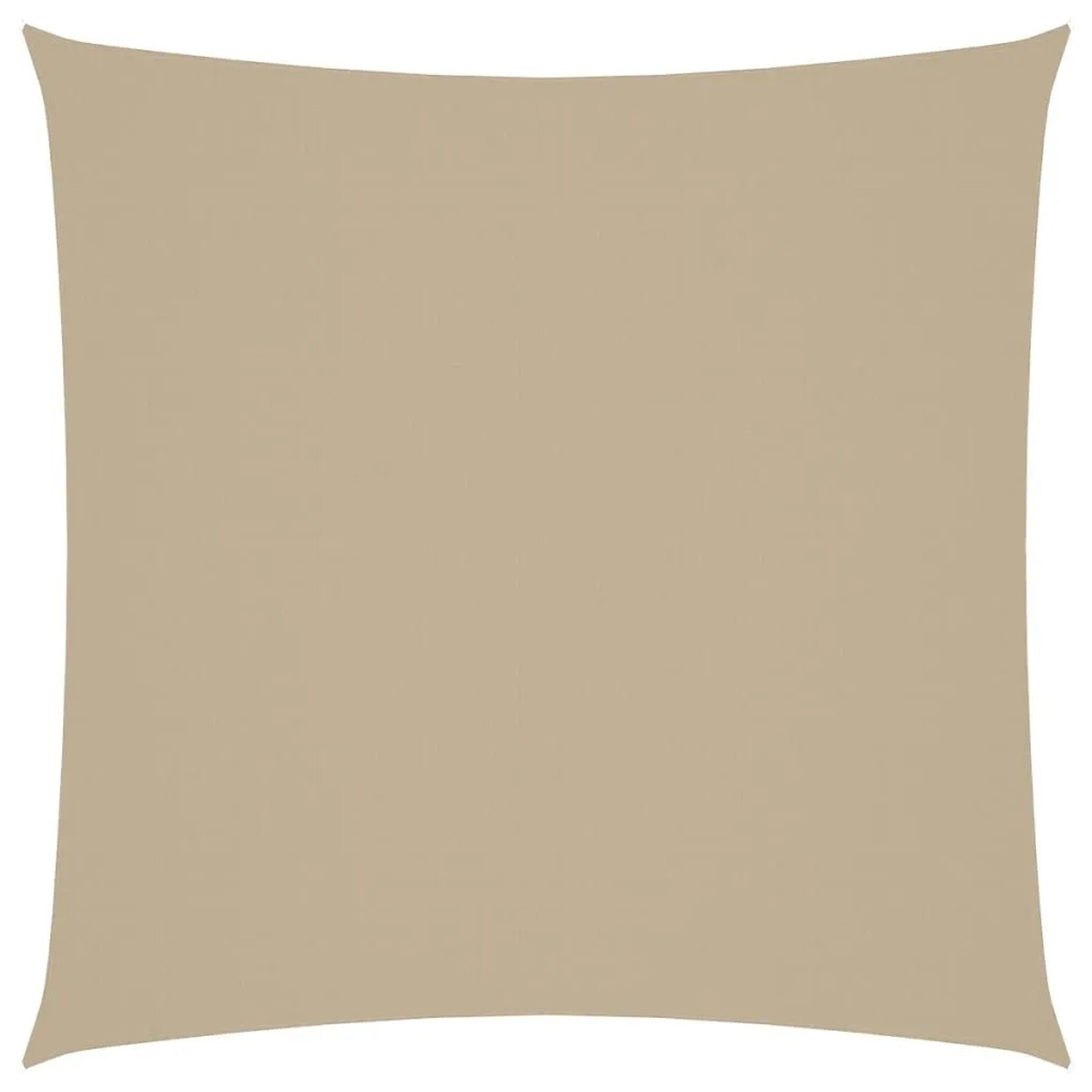 vidaXL Sonnensegel Oxford-Gewebe Quadratisch 5x5 m Beige 135141