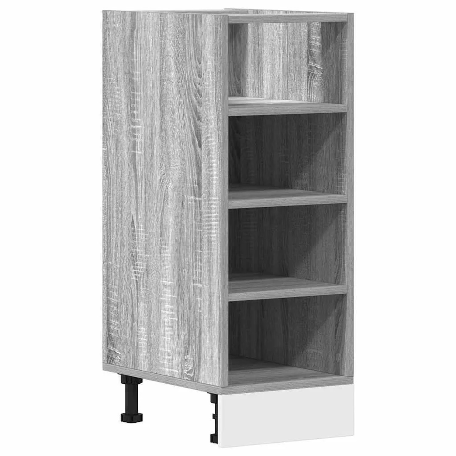 vidaXL Unterschrank Riga Grau Sonoma 30x44,5x81,5 cm Holzwerkstoff 854198 günstig online kaufen