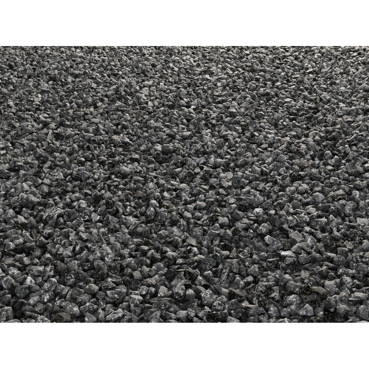 Kalkstein "Nero Imperial" Schwarz 30 mm - 60 mm 1.000 kg/Big Bag