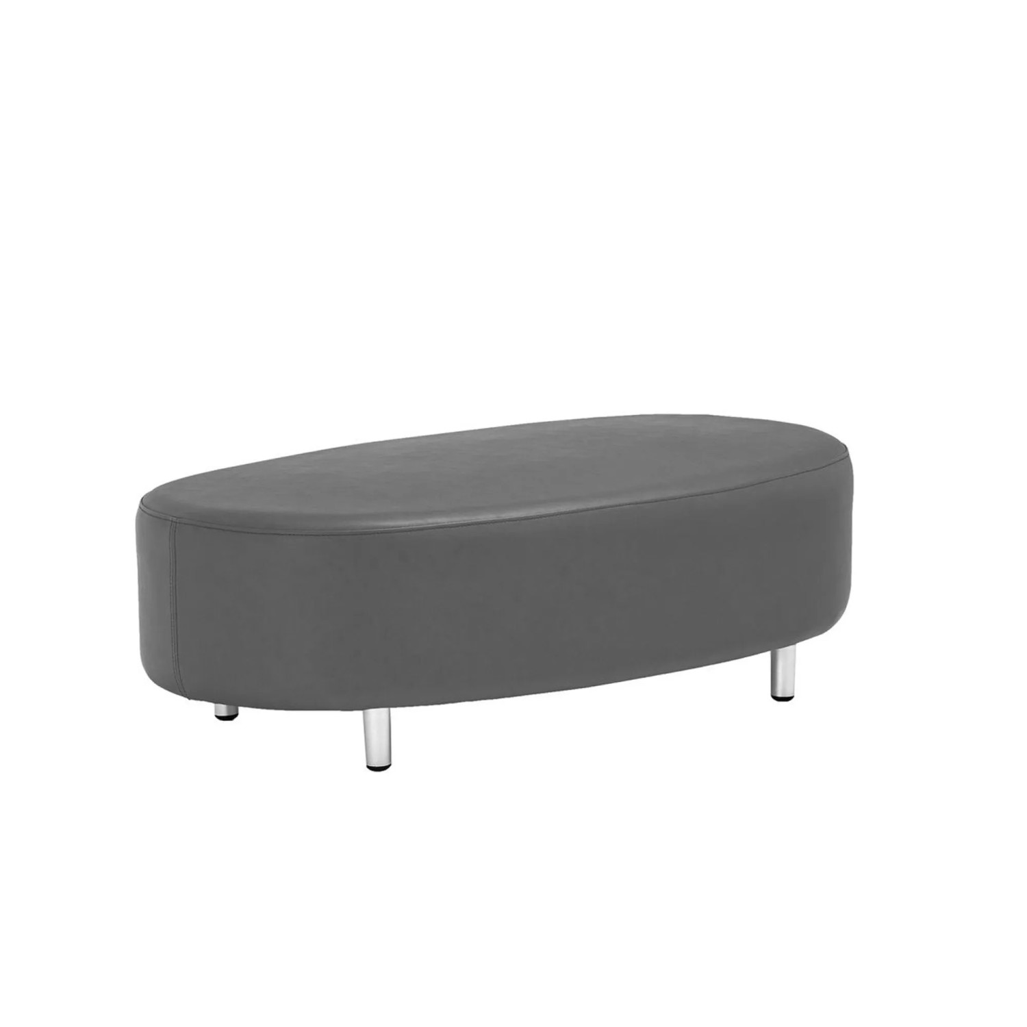 DELUKE Hocker ASTRID Kunststoff Schwarz 40x70x122cm Sitzhocker Sofahocker Couchhocker