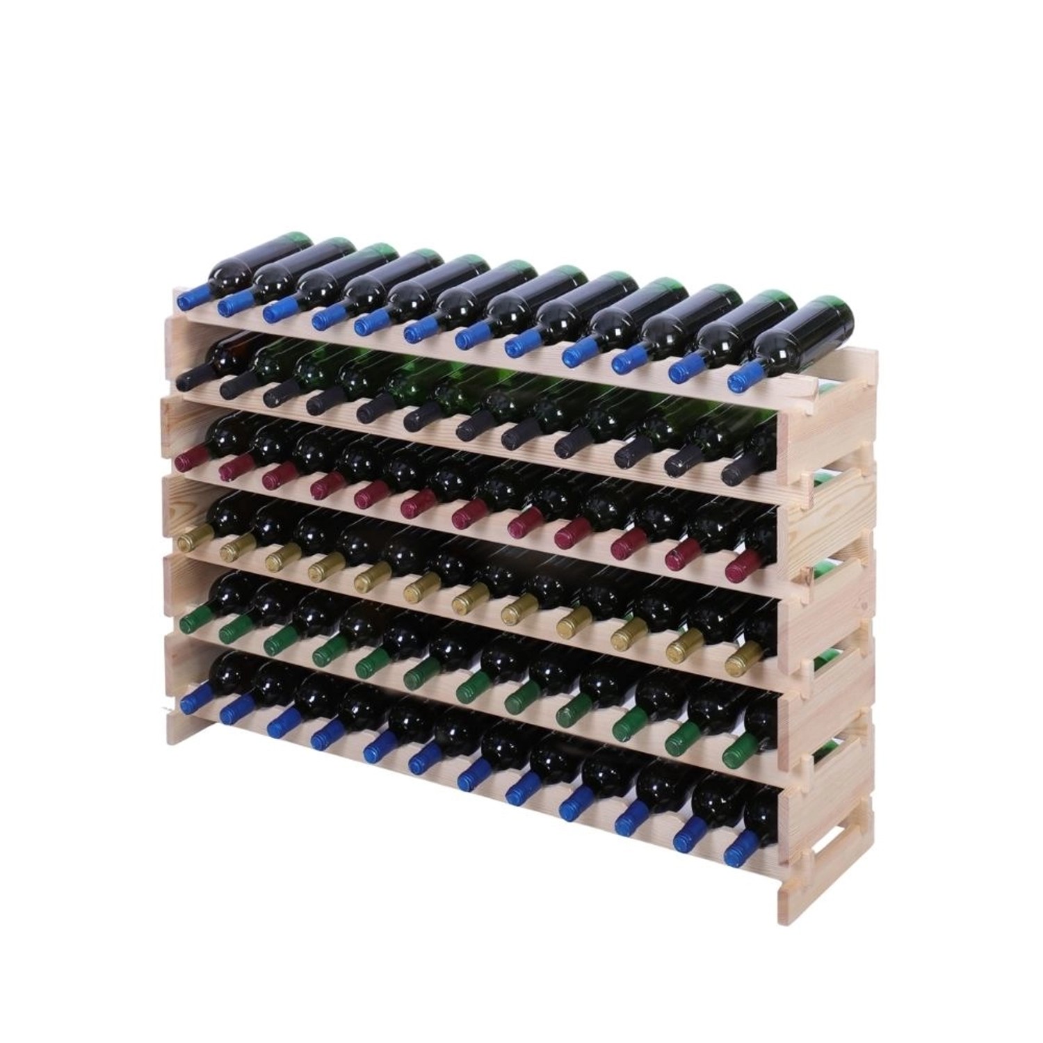 PROREGAL Weinregal VINOTECA FLEX PRO HxBxT 79x123x28cm 72 Flaschen Auf 6 Eb günstig online kaufen