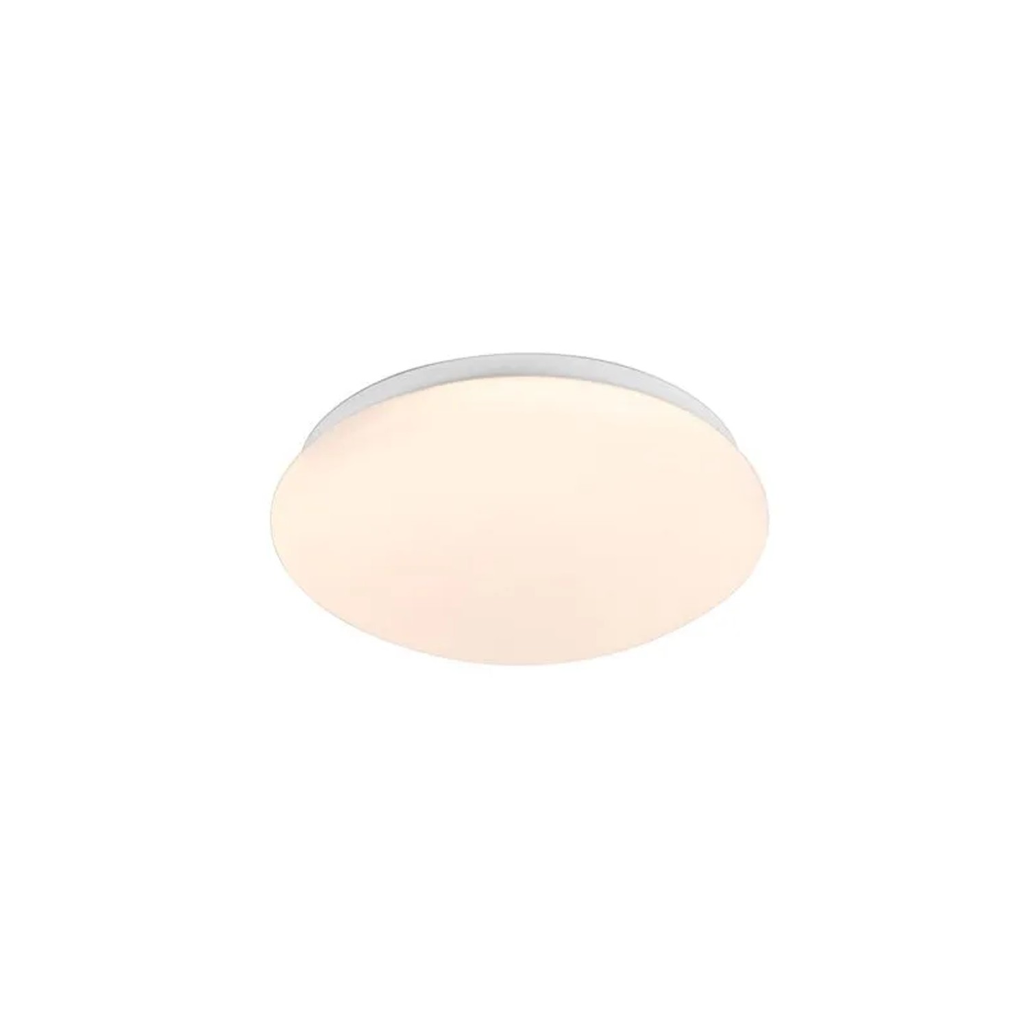 QAZQA Moderne Deckenleuchte Weiß 26 cm inkl  LED Iene