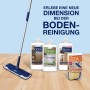 Bona Auftragspad mit Mopp und Reiniger für Polish und Refresher. Reinigungsmittel für Bodenpflege.