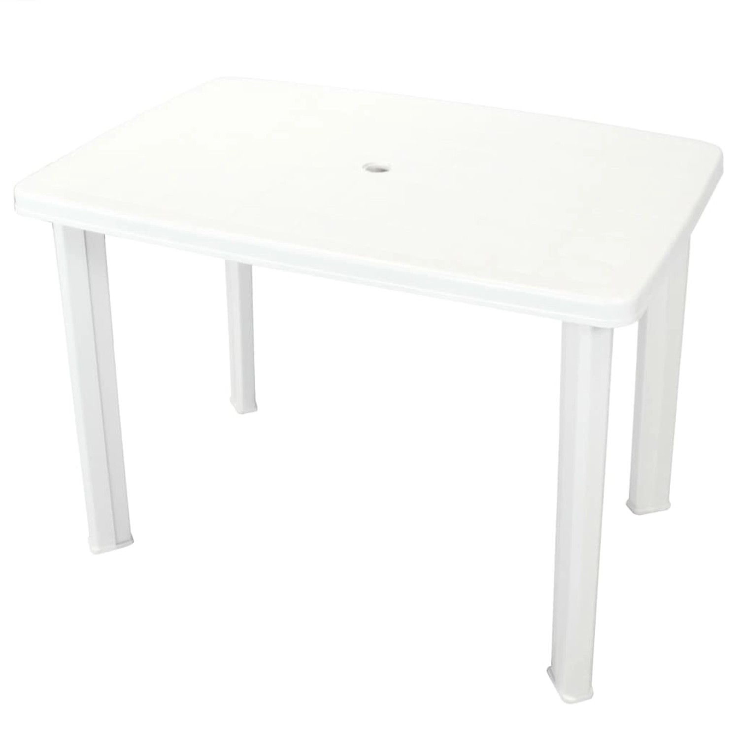 vidaXL Gartentisch Weiß 101 x 68 x 72 cm Kunststoff 43592 günstig online kaufen