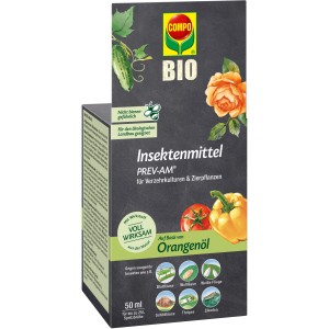 Compo Insektenmittel Prev-AM 50ml zur Bekämpfung von Blattläusen und Schädlingen an Pflanzen.