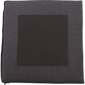 Schwarzes Sitzkissen für OBI Lounge-Gruppe Springtown, Polyester, 70x70 cm.