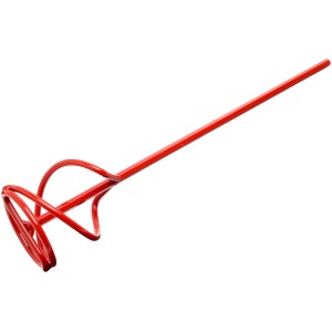 Roter LUX Mörtelrührer, Ø 85 mm, für Bohrmaschinen ab 500 W, zum Mischen von Mörtel, Fliesenkleber und Estrich.