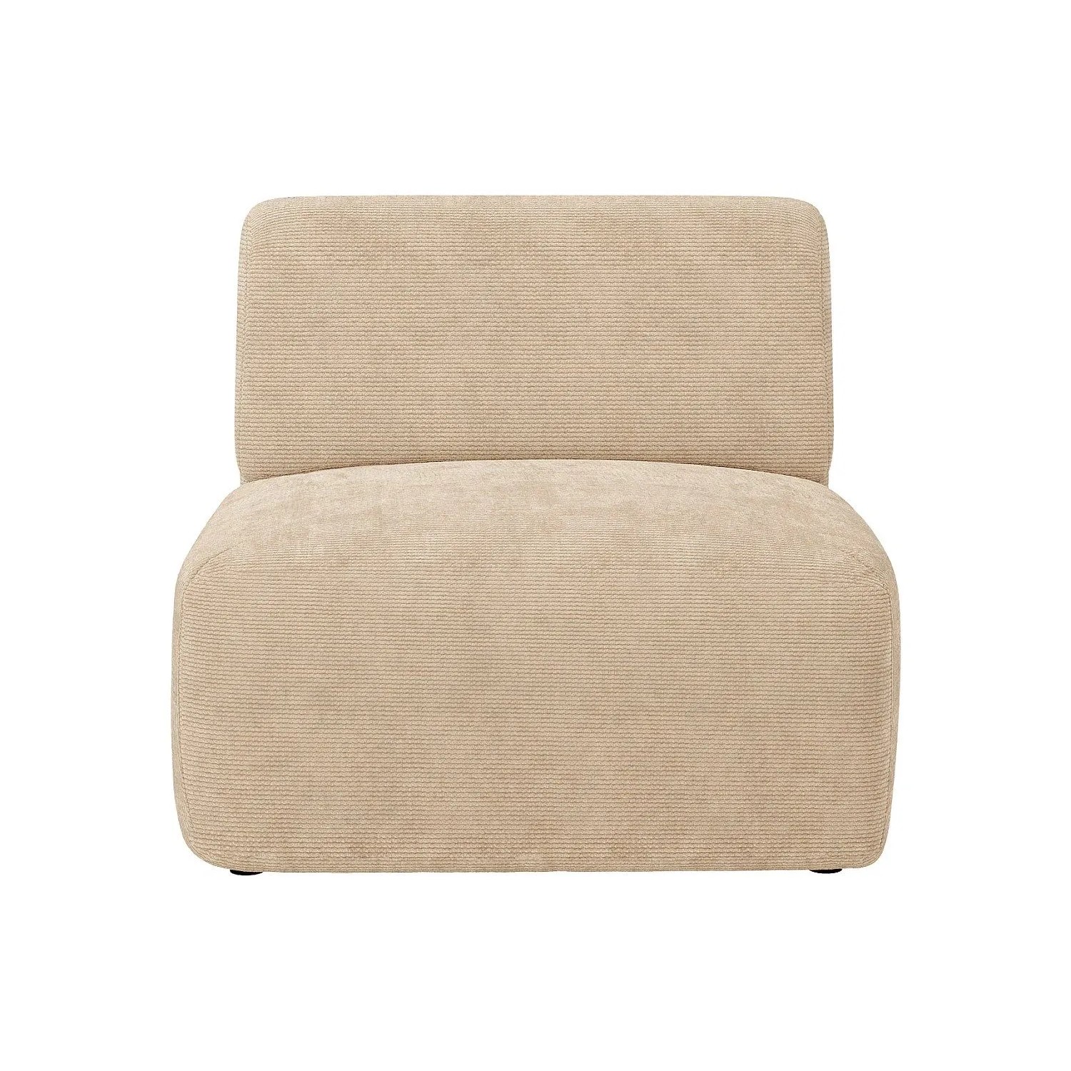 Vente-unique Sessel Mit Gerader Rückenlehne Pogni Beige 75 cm