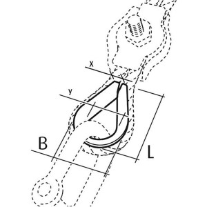 Conacord Seilkausche Stahl Länge 30 mm