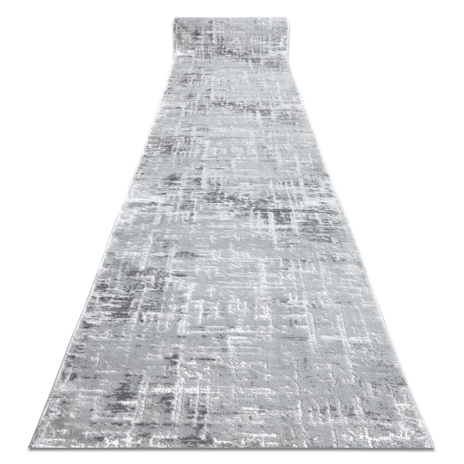 RugsX Läufer Strukturell Mefe VG15974 Grau 70cm 550cm