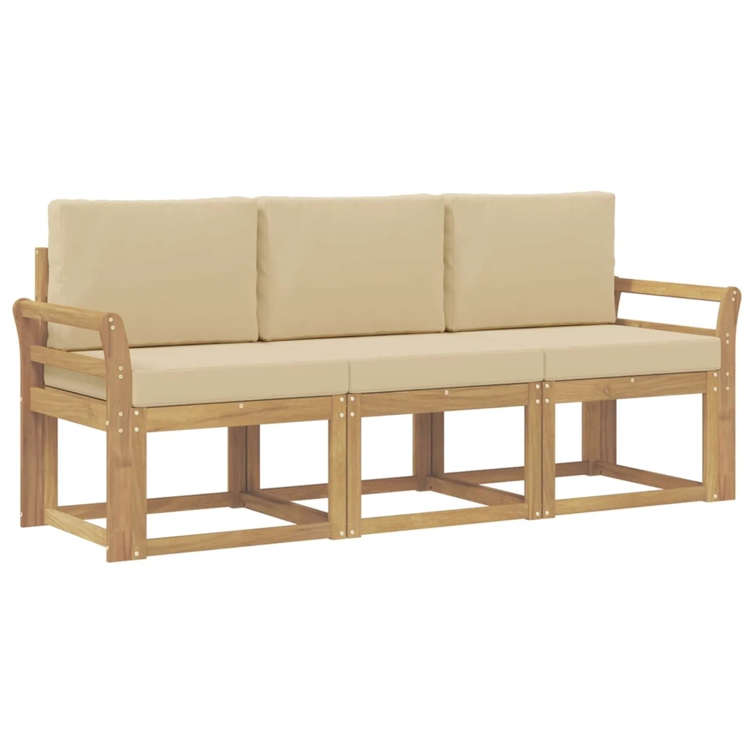 vidaXL Outdoor-Sofagarnitur 3-Tlg 3387177