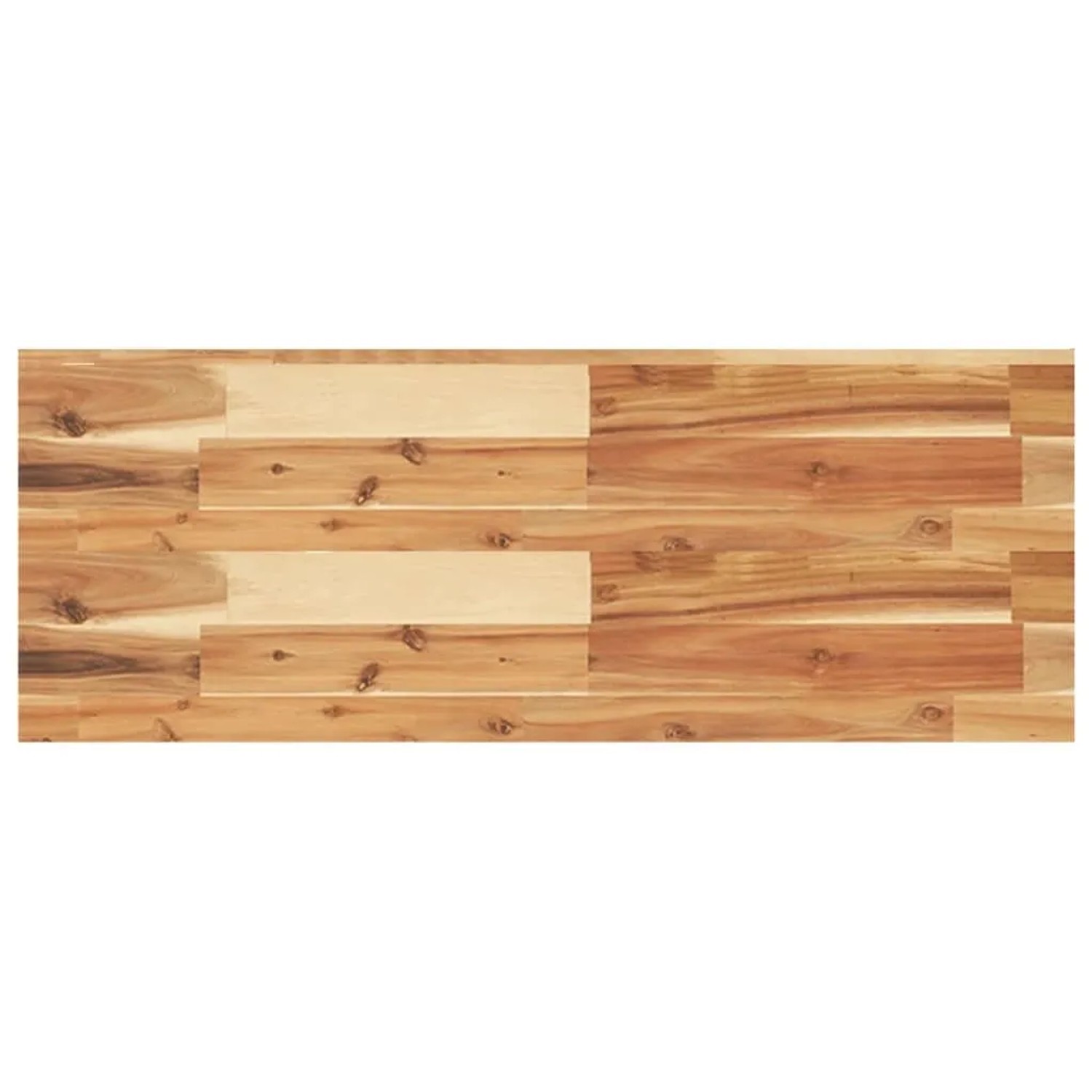 vidaXL Schweberegal 80x30x4 cm Massivholz Akazie Ölbehandelt 3279611