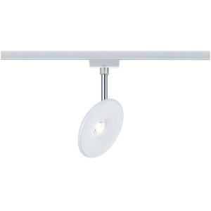 Paulmann URail LED-Spot Sphere, weiß/chrom, 7,4W, 2700K für Schienensysteme.