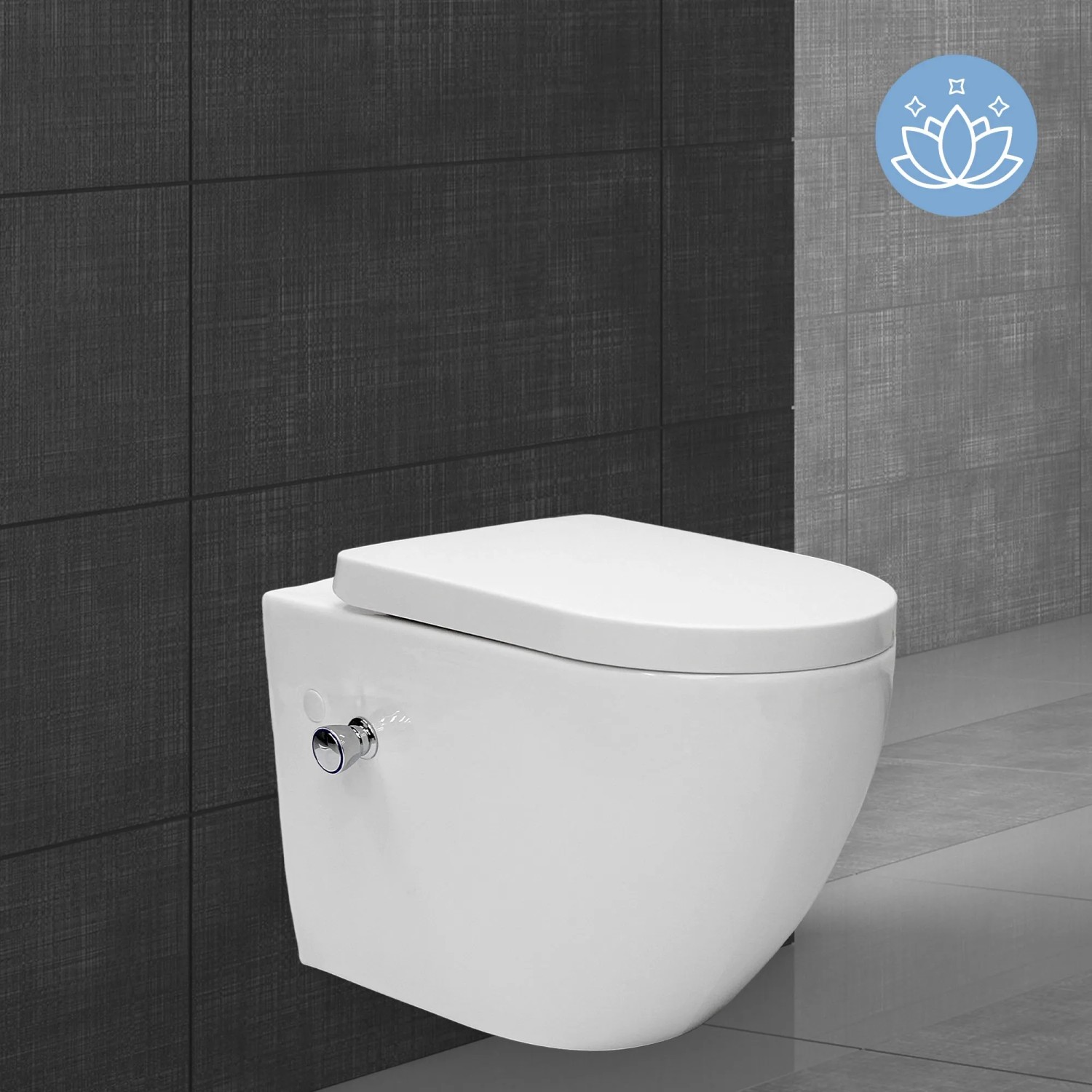 Hydro Home Toilettensitz – Kompatibel Mit Argenta Catalano, Holz Mit Polyesterharz, Weiß, Inkl. Scharniere