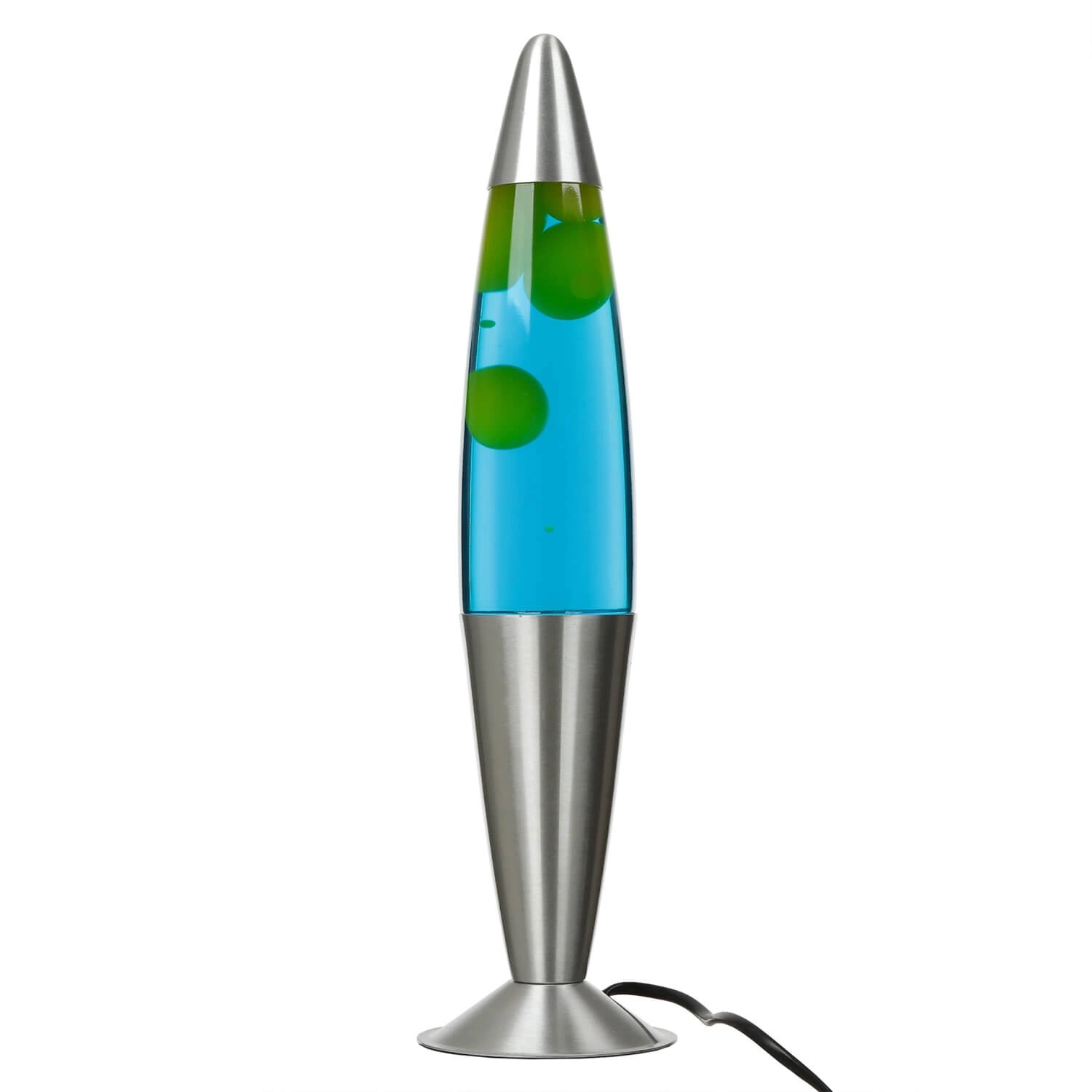 EASYLIGHT Lavalampe Gelb Blau 42 cm Hoch mit Leuchtmittel Jenny