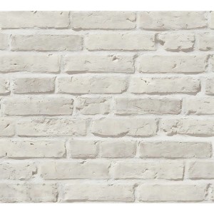 Graue Stein-Optik Vliestapete PROFHOME, matte Kacheln für Wandgestaltung.